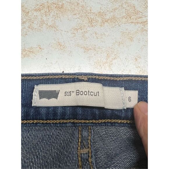 Levi 515 Bootcut Jeans Sz 6 - Picture 3 of 11